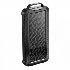 Bateria Externa Incaracare Solara Wireless Magnetica TU&YA® 10000 mAh, Universala si pentru Tigara electronica prin cablu USB, Fast Charge 15W, Confor