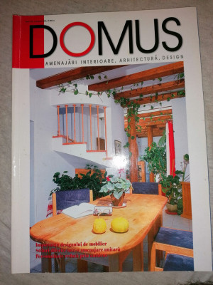 Revista DOMUS - Amenajari interioare , Arhitectura , Design Nr 1 Ian 2003 foto