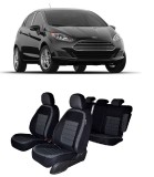 Cumpara ieftin Set huse scaune auto dedicate Ford Fiesta 2017-2020 (Bancheta fractionta )