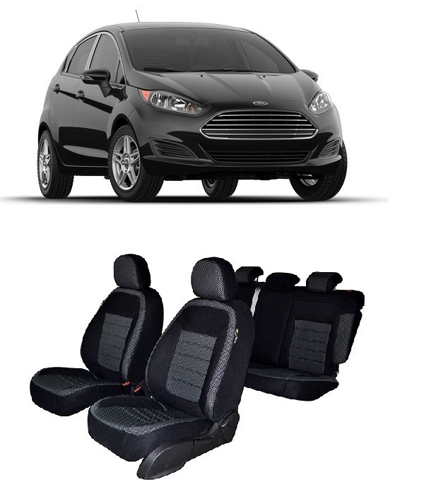 Set huse scaune auto dedicate Ford Fiesta 2017-2020 (Bancheta fractionta )