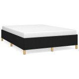 Cumpara ieftin Cadru de pat fara saltea, negru, 140x200 cm, textil