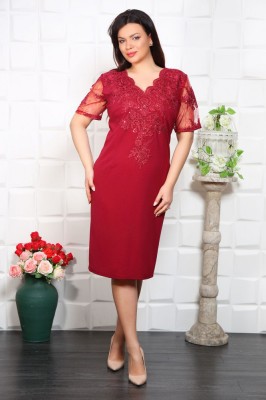 Rochie de Ocazie Silvi Marsala - 62Marimea foto