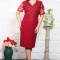 Rochie de Ocazie Silvi Marsala - 50Marimea
