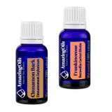 TAMAIE SI BATON DE SCORTISOARA-Set 2 uleiuri esentiale 100% pur-2x15 ml, Amazingoils TOUCH THE SENSES