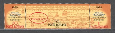 Romania.1975 1750 ani orasul Pelendava-streif ZR.550 foto