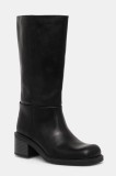 Vagabond Shoemakers ghete de piele DANIELLA femei, culoarea negru, cu toc drept, 5820-001-20