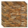 Set 10x Tapet 3D, autoadeziv/autocolant, spuma moale, design modern, pentru interior, usor de curatat, rezistent la apa, dimensiuni 70 cm x 70 cm x 0,