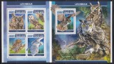 Togo 2017 - Bufnițe, Colita + Bloc, MNH