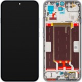 Display cu Touchscreen Oppo Reno16 F / Reno16 FS, cu Rama, Argintiu (Pop White), Service Pack 621029000959
