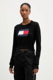 Tommy Jeans pulover culoarea negru, DW0DW21690