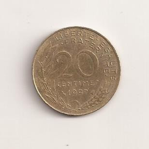 Moneda Franta - 20 Centimes 1997 v1