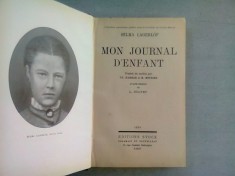 MON JOURNAL D&amp;#039;ENFANT - SELMA LAGERLOF foto