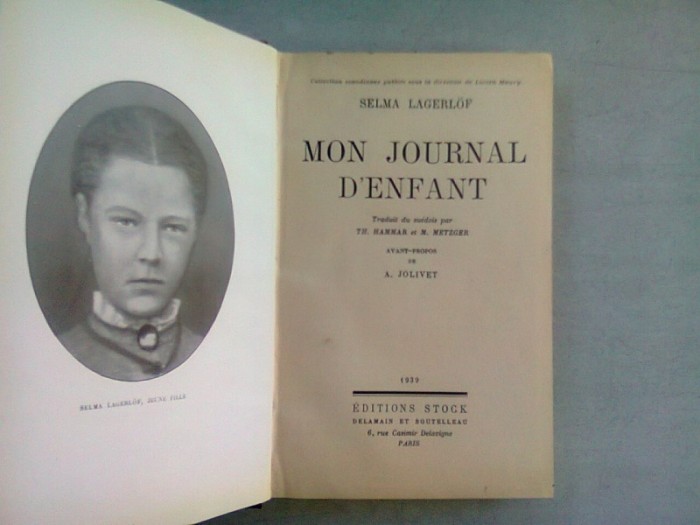 MON JOURNAL D&#039;ENFANT - SELMA LAGERLOF