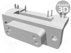 Conector D-Sub 15 pini mamă 90&deg; THT pentru PCB M3 HARTING