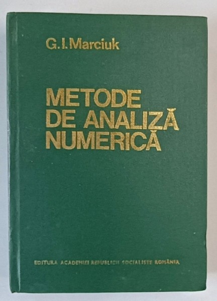 G. I. Marciuk - Metode de analiza numerica