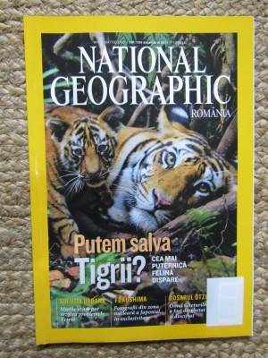 NATIONAL GEOGRAPHIC ROMANIA DECEMBRIE 2011 PUTEM SALVA TIGRII? CEA MAI PUTERNICA FELINA DISPARE foto