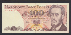 A1986 Poland Polonia 100 zlotych zloti 1986 foto