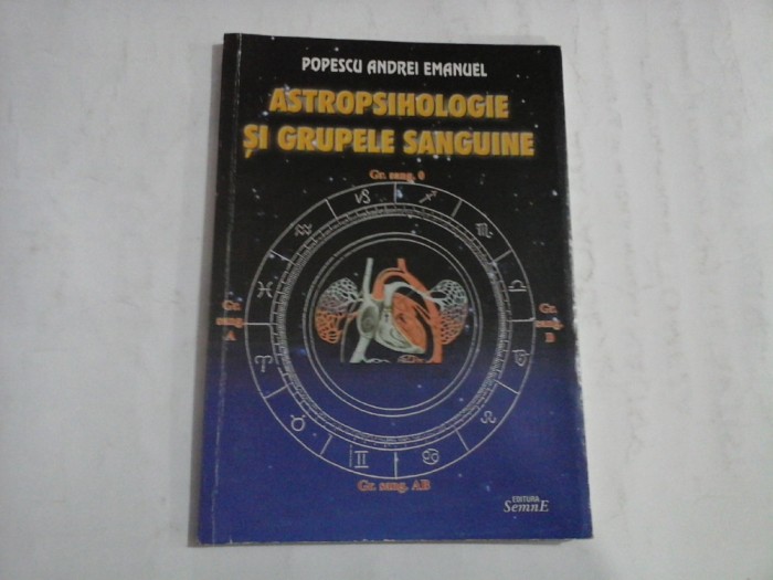 ASTROPSIHOLOGIE SI GRUPELE SANGUINE - POPESCU ANDREI EMANUEL