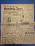ziarul romania libera 2 martie 1946 - articolul tonitza ,provocari ale studentilor manisti , sentinta in procesul deportarilor din basarabia,bucovina