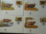 CAmbodgia-Fauna -set complet FDC