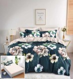 Cumpara ieftin Lenjerie Pat Bumbac cu Elastic 6 Piese Seven Sx159, 180x200 cm + 2 Fete Perna 70x70 cm