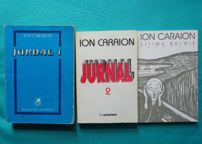 Ion Caraion &amp;ndash; Jurnal ( toate cele 3 volume ) foto