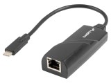 Adaptor USB-Ethernet LANBERG, RJ45 soclu, USB C, USB 3.1 Gen 1