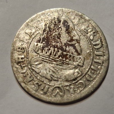 Austria 3 kreuzer 1624 / Viena argint Ferdinand ll foto