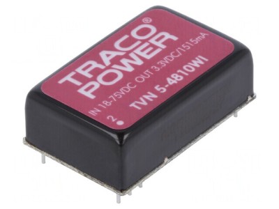 Convertor DC/DC 5W 18-75V la 3.3V 1515mA foto