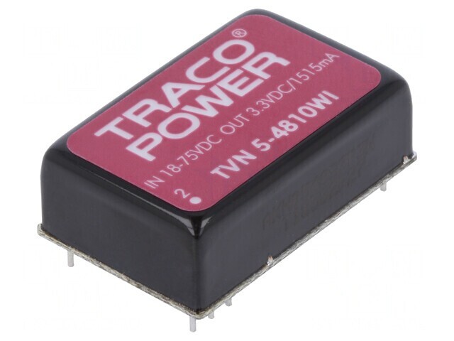 Convertor DC/DC 5W 18-75V la 3.3V 1515mA
