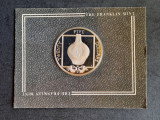 Moneda de argint - 25 Dollars Insulele Virgine Britanice 1988 FM(P) - A 3899, America Centrala si de Sud