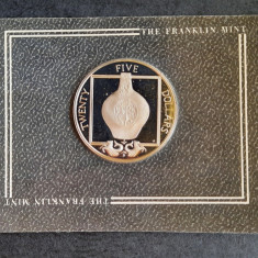 Moneda de argint - 25 Dollars Insulele Virgine Britanice 1988 FM(P) - A 3899