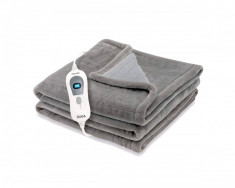 Patura electrica Daga Softy Fleece 120W 150x100 cm Gri foto