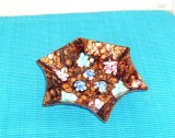 Cumpara ieftin Bomboniera stea cupru emailat cu pietre semipretioase topite, UNICAT, hand made