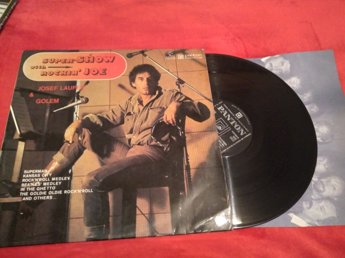 VINIL JOSEF LAUFER &amp; GOLEM-SUPER SHOW WITH ROCKIN&#039;JOE VINIL PANTON 1982
