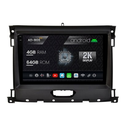 Navigatie 2K Ford Ranger (2015-2022), Android OS, S-Quadcore 4GB RAM + 64GB ROM, 9.5 Inch - AD-BGS90042K+AD-BGRKIT120V2 foto