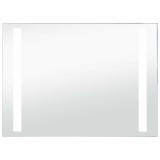 Cumpara ieftin Oglinda cu LED pentru perete de baie, 100 x 60 cm