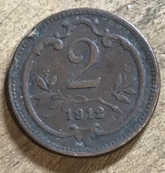 MNDSTR AUT24 Austro-Ungaria 2 hellar 1912