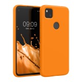 Husa Kwmobile pentru Google Pixel 4a, Portocaliu, Silicon, KWM000011JE038C, Carcasa