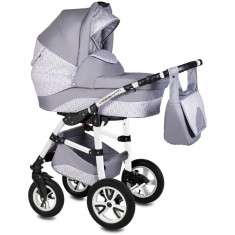 Carucior Flamingo Easy Drive 3in1 Vessanti-Light Gray foto