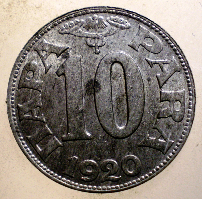 C.015 YUGOSLAVIA JUGOSLAVIA IUGOSLAVIA 10 PARA 1920