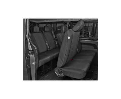 Set huse scaune auto Kegel Tailor Made DV3 Split pentru Renault Trafic III 2014- , Opel Vivaro II 2014-, Nissan NV300 2016-, Fiat Talento 2016- foto