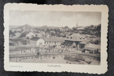 Carte postala, Ocna Sibiului, 1922 foto