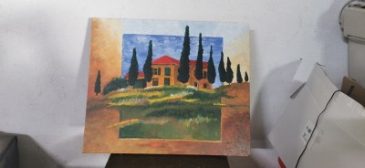 Tablou Casa Toscana - Acryl - Matina Pf&amp;ouml;rtner 60 X 50 #HAN foto