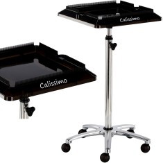 Asistent de coafor cu carucior pe ro?i pentru vopsire T0182 masa pe trepied pentru salonul de infrum foto