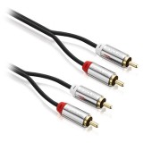 Cablu Audio RCA 2xRCA Tata - 2xRCA Tata 2m Sentivus