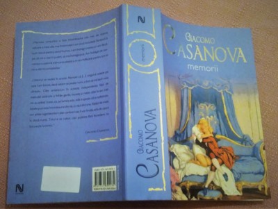 Memorii. Editura Nemira, 2006 - Giacomo Casanova foto