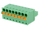 Regletă de conexiuni deconectabilă 3,81mm 8 piste drept
