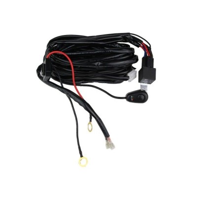Cablaj cu buton si releu pentru 1 proiector led/led bar pana la 288W foto