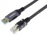 Cablu de retea USB 3.2-A la RJ45 LAN Cat.6 FTP T-T 3m, kunet3, Oem